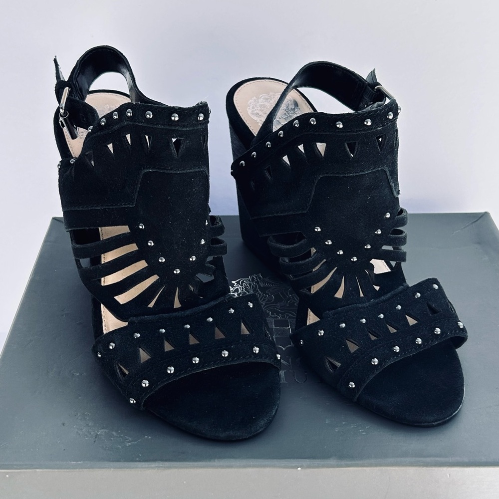 Vince Camuto, Chic Black Women's Platform Sandals